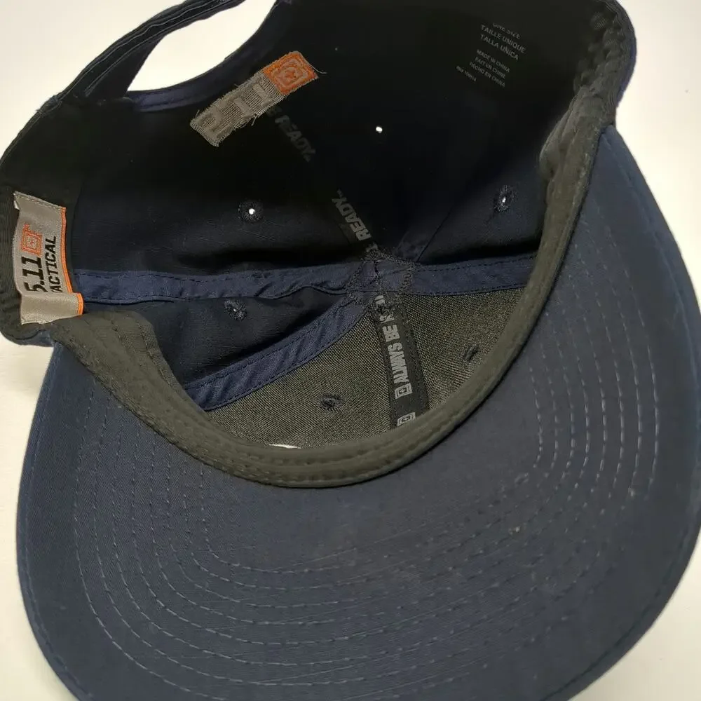 5.11 Tactical Cintas Logo Blue Baseball Cap One Size Strapback Embroidered Hat